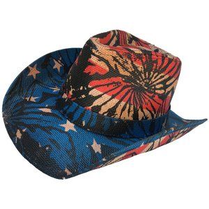 COPY - Headchange USA Abstract Flag Cowboy Hat Shape-able